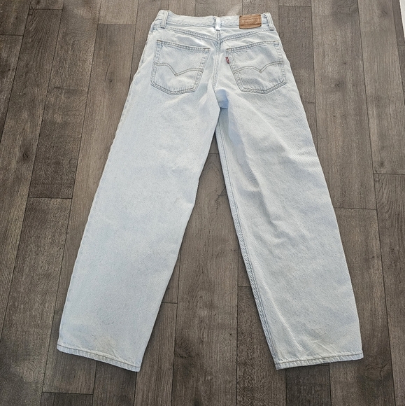 Baggy Dad Levis jeans in light Sugar color size 25 - Picture 8 of 16